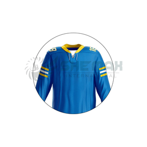 Üst 2025 erkek yüksek kalite 100% Polyester buz hokeyi giymek için ucuz fiyat ile yeni son tasarım spor forması setleri satış - Product Image 6