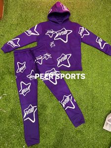 Chándal de mujer otoño más sudaderas de lana conjunto de dos piezas Casual de gran tamaño sólido deportes Sudadera con capucha conjuntos de 2 piezas para mujer - Product Image 2