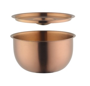 Bol à riz en cuivre Design tendance à la mode Nouveaux plats de bol en cuivre personnalisés pour servir une utilisation pour la décoration de table à dîner - Product Image 5