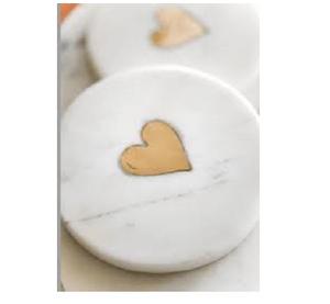 Juego de fábrica de 4 posavasos de madera de acacia natural con forma personalizada para beber vasos y café sin roturas - Product Image 6