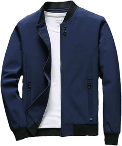 Chaqueta bomber informal que ofrece un calor ligero, un diseño relajado y una apariencia limpia, adecuada para el uso diario y para combinar con otras prendas. - Product Image 1