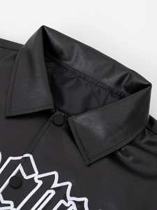 Meilleur hiver chaud coupe-vent conception personnalisée en cuir de vachette artificielle veste pour hommes College Baseball Letterman grande taille veste - Product Image 5