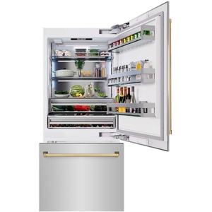 Refrigerador Eléctrico Zline RBITZ30436G Edición Autograph de 36 Pulgadas y 19.8 Pies Cúbicos Dispensador de Agua y Fabricador de Hielo con Congelador Inferior de Gran Capacidad - Product Image 4
