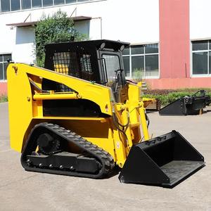 Free Shipping NEW CE EPA Engine Diesel Skidsteer Mini Wheel Crawler Loader Earth-moving Machinery Mini Skid <b>Steer</b> Loader - Product Image 3