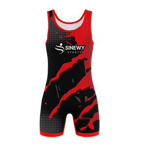 Singlets de lutte Costume de musculation personnalisé vierge Singlets de lutte en Spandex confortables - Product Image 1