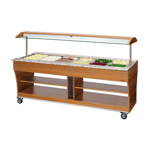 รถเข็นบุฟเฟ่ต์ร้อนสำหรับโรงพยาบาล ขนาด 6x 1/1 GN - Product Image 1