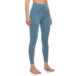 Leggings pour femmes de haute qualité personnalisé en coton coupe ajustée OEM vente en gros pantalons de yoga vêtements de sport pour le fitness et la course à pied - Product Image 5