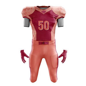 El último mejor diseño bordado camiseta de fútbol americano personalizado transpirable camisetas de fútbol para hombres - Product Image 5