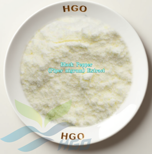 HGO Suministro Directo de Fábrica de Pimienta Negra Natural Pura (Piper nigrum) Extracto (Grado Alimenticio) Piperina 25% (Extracto Estandarizado) - Product Image 1