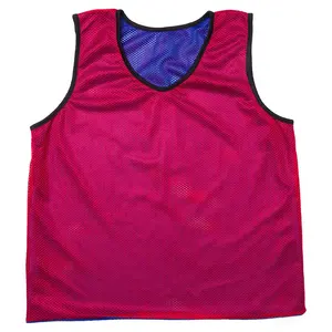 Reversible Training Vests Two Sides Sports Vest Football Mesh Jersey Team Practice Pinnies Reversible Training Bibs
