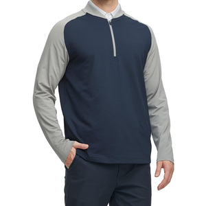 Pull de sport personnalisé à fermeture éclair de haute qualité 100 polyester léger respirant coupe ajustée à manches longues sweat à capuche hommes - Product Image 3