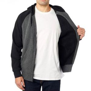 Sweat-shirt décontracté respirant à manches longues en coton avec fermeture éclair Sweats à capuche lourds pour homme - Product Image 6