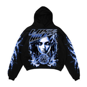 Sudadera con Capucha Oversize Estampada de Moda Urbana, Transpirable y Ecológica, con Diseño Gráfico Personalizado, Ideal para Otoño - ¡Venta Caliente! - Product Image 3