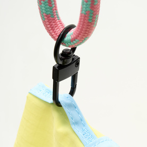 ShopEase Eco Yellow Nylon <b>Rope</b> Handle Medium Size Bag-Practical & Stylish Easy Storage Case - Product Image 3