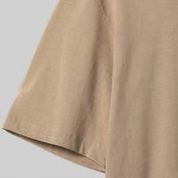 T-shirt pour homme en coton 100% facile à porter, coupe ample, haut tendance, séchage rapide, respirant, T-shirt surdimensionné pour homme