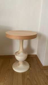 Support à GÂTEAU EN BOIS ACACIA DE HAUTE QUALITÉ plateau rond en bois pour servir des gâteaux et des fruits produits de vente chauds - Product Image 3