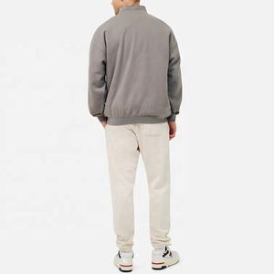 Confortable chaud hommes 100% coton épais polaire écologique coupe-vent décontracté pull sweat 2 pièces pour l'hiver Streetwear - Product Image 5