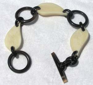 Natural Buffalo Horn Necklace Handmade Indian Product Buffalo Bone and Horn <b>Bracelet</b> Chain - Product Image 3