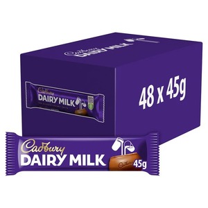 Cadbury Dairy Milk Chocolate <b>Bars</b> - 45g (Box of 48) - Product Image 3