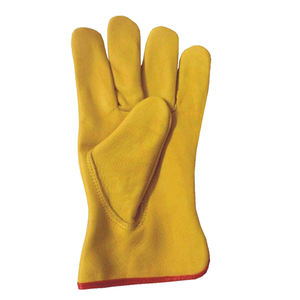 Guante de conducción de cuero de alta calidad 2025, guante de conducción de cuero de piel de vaca duradero cálido para invierno, guantes de protección de manos para hombres - Product Image 5