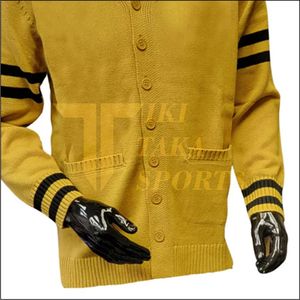 Unisex Winter Trending Patchwork Pattern <b>Cardigan</b> Men & Women's Sororities Customized Sweaters - Product Image 5