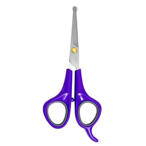 Ciseaux de toilettage pour animaux de compagnie de haute qualité poignée en plastique violet acier inoxydable 6.5 pouces Chi acheter des ciseaux pour animaux de compagnie - Product Image 4