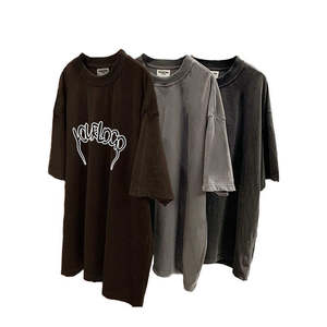 เสื้อครอป unisex ผ้าคอตตอน/โพลีเอสเตอร์100% พิมพ์ลายขนาดใหญ่ประดับเพชรฤดูร้อน - Product Image 1