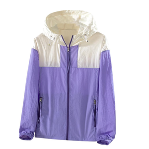 Veste de randonnée imperméable extérieure en polyester 100% personnalisée homme vêtements de course coupe-vent coupe-vent respirant à capuche veste de pluie - Product Image 3