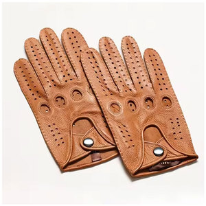 Soft Durable Leather <b>Gloves</b> for Men Winter <b>Warm</b> Outdoor Casual Comfortable Stylish Protective Gear for Hands - Product Image 1