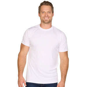 Men's <b>White</b> Crewneck <b>White</b> Short Sleeves T-Shirts Plain Round Neck Shirt Basic Round Neck T-shirt For Men - Product Image 1
