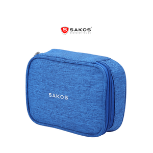 Bolsa de cosméticos compacta para viajes al aire libre, logotipo personalizado, diseño de moda, cierre de cremallera impermeable, hecho por el fabricante de Vietnam - Product Image 1