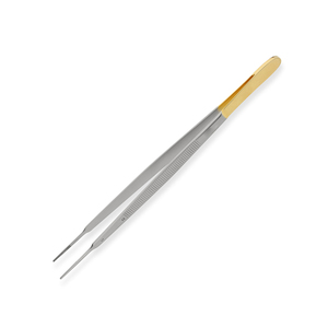 Pinces chirurgicales dentaires et pinces à pansements en coton Meriam, 16 cm, bec dentelé - Product Image 4