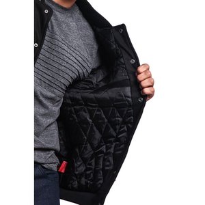 เสื้อแจ็กเก็ตแฟชั่นปกตั้งดีไซน์ของคุณเองสำหรับผู้ชายและผู้หญิงปรับแต่งได้ตามต้องการ - Product Image 4