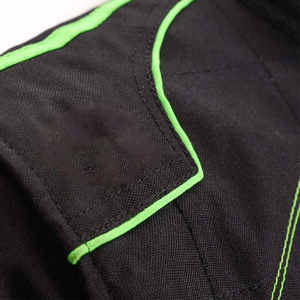 Traje completo de carreras de cuero con protección certificada CE Traje de carreras de cuero de vaca Resistente a la abrasión - Product Image 5