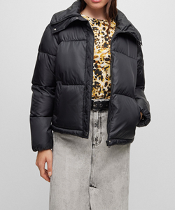 Veste matelassée pour femmes, rembourrage moyen, manteau d'hiver à bulles, vêtement d'extérieur matelassé chaud, élégant, tendance, vêtement de mode, veste matelassée - Product Image 1