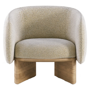 Sofá formus hecho de marco de madera de teca maciza envuelto en espuma y tapicería para uso interior y exterior - Product Image 1