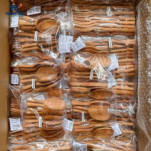 Hecho en Vietnam Juego de utensilios de cocina de madera Cucharas de madera de mango largo de alta calidad al por mayor para cocina y uso doméstico Precio barato - Product Image 4