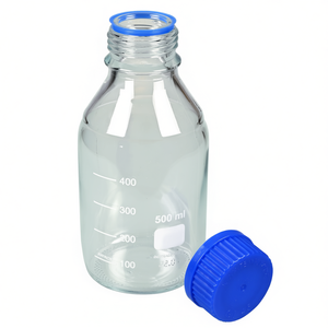 Bouteilles d'échantillons en verre rondes durables de haute qualité, bouteilles de laboratoire, Allemagne, Burkle GmbH - Product Image 3