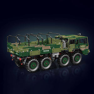Mould <span class=keywords><strong>King</strong></span> 20039 Camion <span class=keywords><strong>militaire</strong></span> KOLOS 8X8 Jouets de construction 20040 Techniques APP Voiture de combat télécommandée Briques pour enfants - Product Image 5