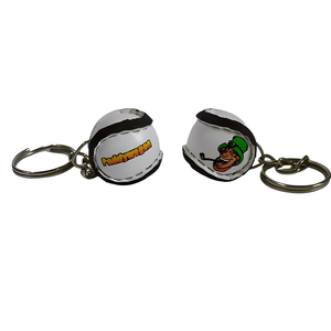 Llaveros de bolas para lanzar deportes irlandeses con diseño de cresta de logotipo personalizado de la mejor calidad, llaveros GAA Sliotars personalizados para amantes de los deportes - Product Image 4