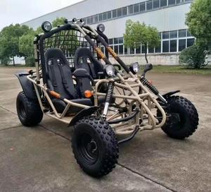 Pedal de carreras de 2 plazas de 200cc, Go Kart, frenos hidráulicos, neumáticos, diversión al aire libre, motor de Gas de 4 tiempos, aplicación todoterreno, 60 km/h - Product Image 1