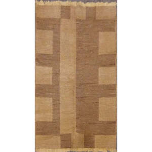 Tapis noué à la main, unique en son genre, Peshawar et Khotan, 4'8 x 3'8, Pes_Kho_303 - Product Image 1
