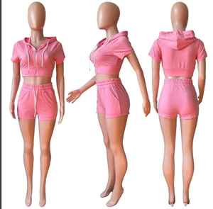 Nuevo Conjunto de Dos Piezas de Yoga para Mujer, Top Corto con Cierre y Cordón, Transpirable, Ecológico, 100% Poliéster, Colores Personalizados - Product Image 4