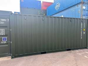 Conteneur de fret sec ISO standard de 20 pieds, unité de stockage et de transport de marchandises en acier ondulé durable pour l'industrie - Product Image 4