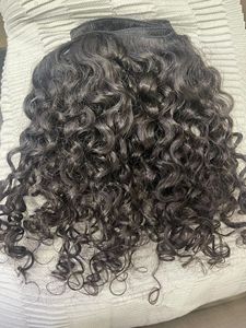 Direct de l'Inde Remy Virgin 100% cheveux humains armure brute non traitée ondulée droite et bouclée cuticule alignée Extensions de cheveux - Product Image 2