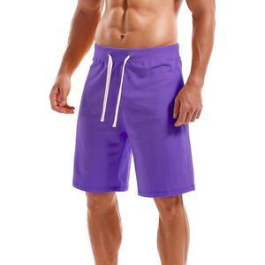 กางเกงออกกำลังกายขาสั้นผ้าคอตตอนสำหรับผู้ชายกางเกงขาสั้นออกกำลังกายสำหรับเล่นกีฬาระบายอากาศได้ดี100% ดีไซน์ล่าสุด - Product Image 6