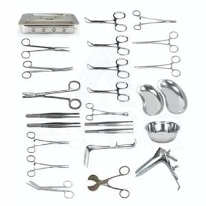 High Quality Complete Surgical Instruments Set for C-Section Stainless Steel Safety Standard-MOL - Product Image 1
