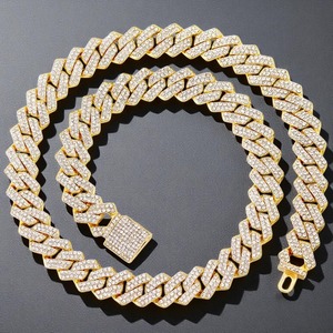 Indian Manufacture Handmade 925 <b>Silver</b> Diamond Cuban <b>Chain</b> <b>for</b> Men and <b>Women</b> Special Occasions and Gifts Available <b>for</b> Sale - Product Image 3