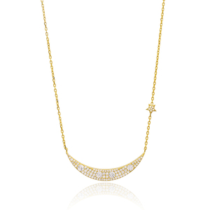 Unique Design Clear Zircon Stone <b>Long</b> Chain <b>Necklace</b> Turkish Handmade Wholesale 925 Sterling Silver Jewelry - Product Image 1
