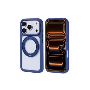 M-Safe Silicone Case Kickstand Orange Shockproof Back Cover <b>for</b> iPhone 17 Pro Redmi Max Stylish Ins Mobile <b>Phone</b> Cover - Product Image 2